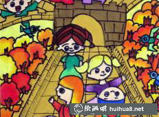 長城兒童畫