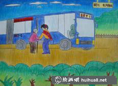 更多學(xué)雷鋒兒童繪畫作品