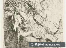 倫勃朗素描高清圖片集 (11)
