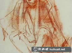尤里?卡留塔人物速寫素描作品之八