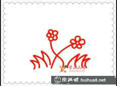 紫羅蘭花瓣細(xì)節(jié)簡(jiǎn)筆畫(huà)