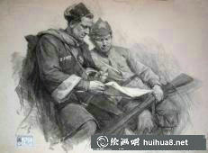 列賓學(xué)院素描頭像2