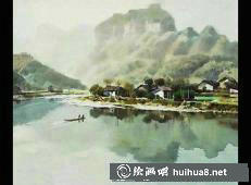 黃鐵山水彩畫作品24