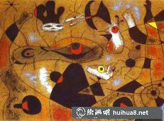 米羅畫作《夢幻之旅》