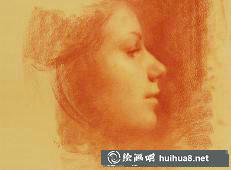 Susan lyon素描頭像作品2
