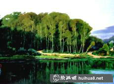 黃鐵山水彩畫作品13