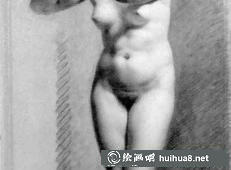 普呂東人體素描畫(huà)