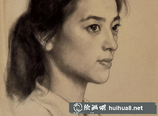 靳尚誼素描頭像作品7