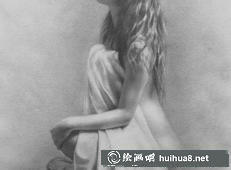 達米爾.斯米茨女人體素描作品6