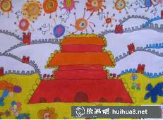 長城兒童畫