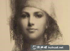 Susan lyon素描頭像作品1