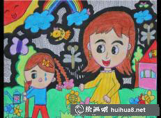 婦女節(jié)兒童創(chuàng)意畫作精選集