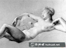 普呂東人體素描畫(huà)