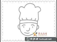 女士簡筆畫頭像