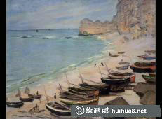 莫奈油畫作品《圣拉扎爾火車站》