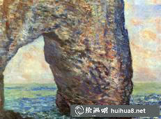 莫奈油畫作品《魯昂大教堂》