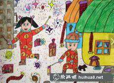 孩子們慶祝元旦