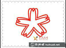 紫羅蘭花瓣細(xì)節(jié)簡(jiǎn)筆畫(huà)