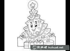 圣誕樹簡筆畫4