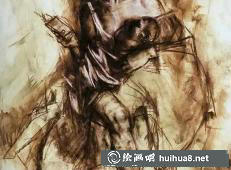 尤里?卡留塔人物速寫素描作品之三