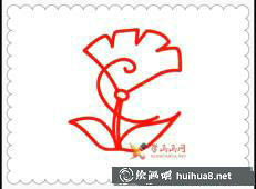 百合花簡(jiǎn)筆畫(huà)