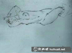 尤里?卡留塔人物速寫素描作品之十三