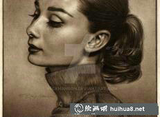 奧黛麗赫本素描畫 (6)