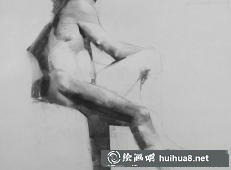 美國畫家Mark.Tennant人體光影結(jié)構(gòu)素描畫 (9)