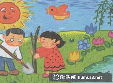 一年級(jí)學(xué)生春天圖畫9