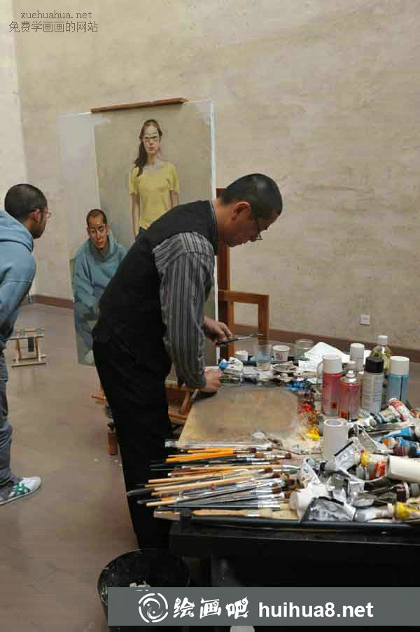 陳丹青油畫(huà)人物作畫(huà)步驟