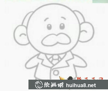 老爺爺簡筆畫