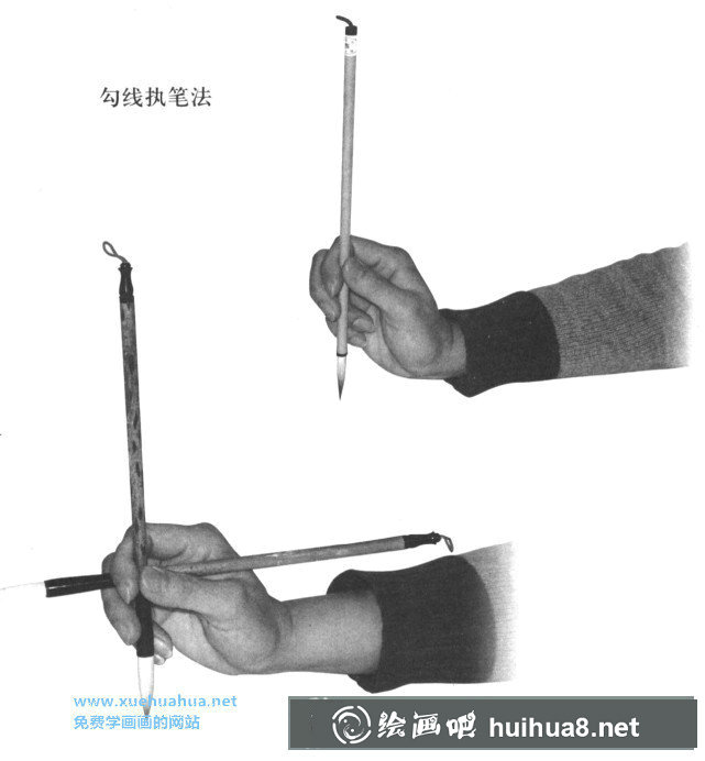 白描用筆圖示