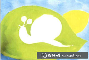 蝸牛繪畫(huà)步驟1