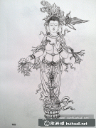 白描觀音菩薩風(fēng)采