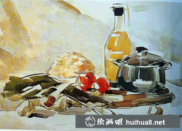 廚房繪畫塑造