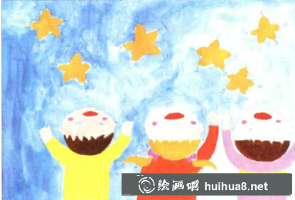 用鉛筆勾勒輪廓的畫作