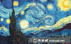 梵高星空《星夜》高清鑒賞
