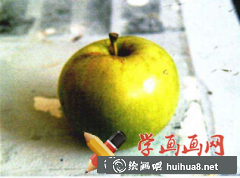 水粉畫青蘋果教程步驟詳解
