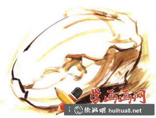 水粉大白菜步驟1 水粉大白菜步驟1