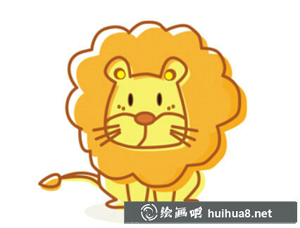 獅子簡(jiǎn)筆畫步驟九