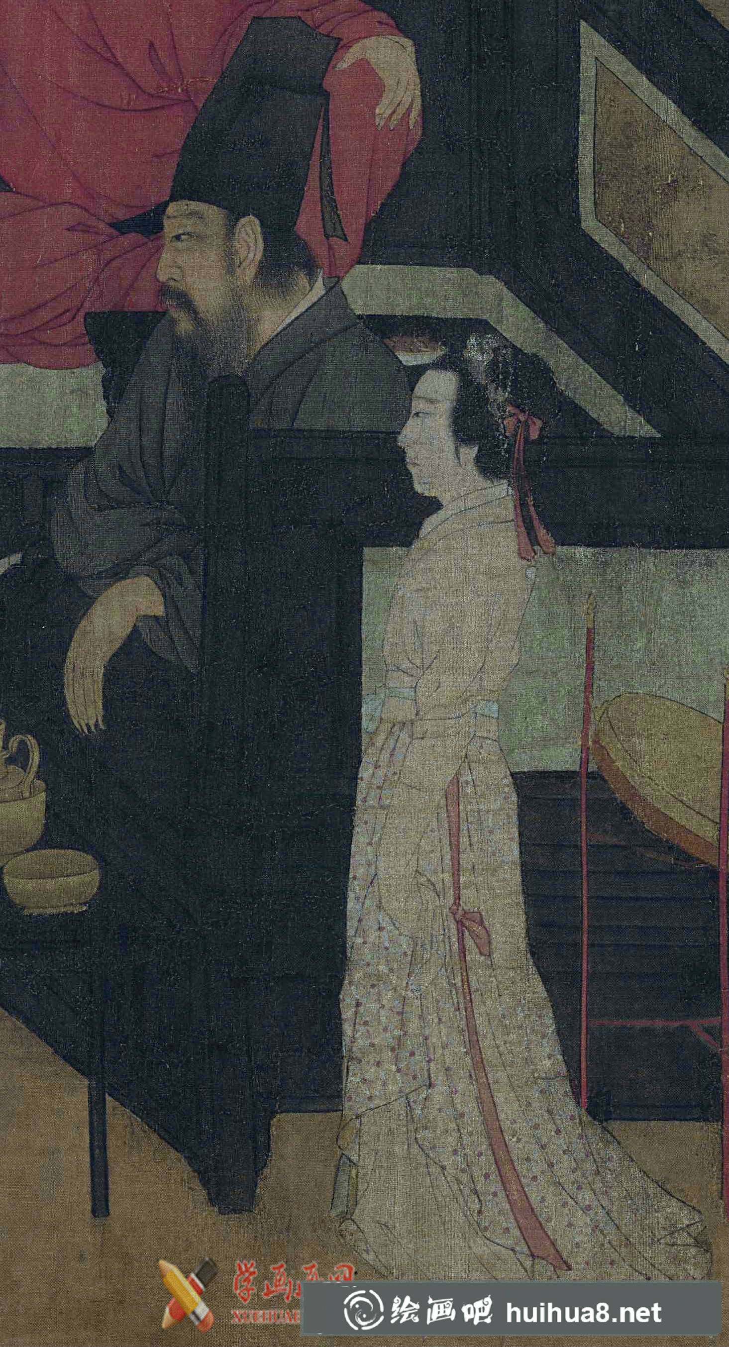 韓熙載夜宴圖賞析_顧閎中《韓熙載夜宴圖》高清圖片