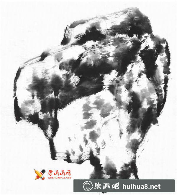 山水畫(huà)基礎(chǔ)技法：山石的畫(huà)法及皴法詳解(1)