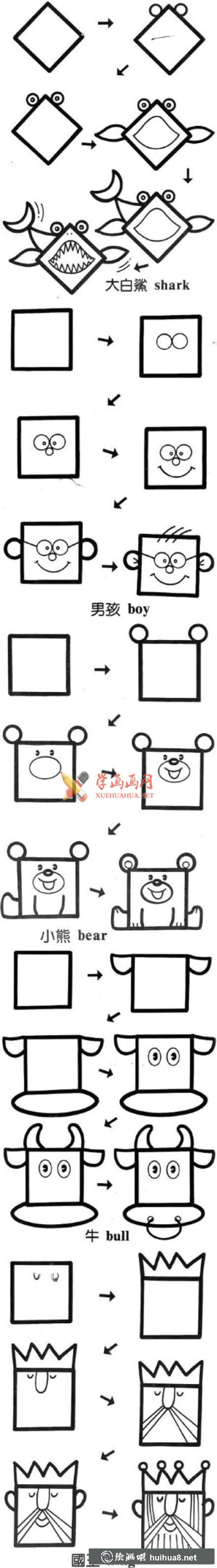 幼兒學(xué)畫畫：超簡單的簡筆畫教程大全(1)