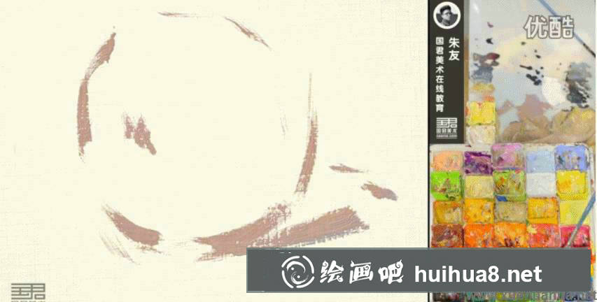 水粉畫單個蘋果的步驟