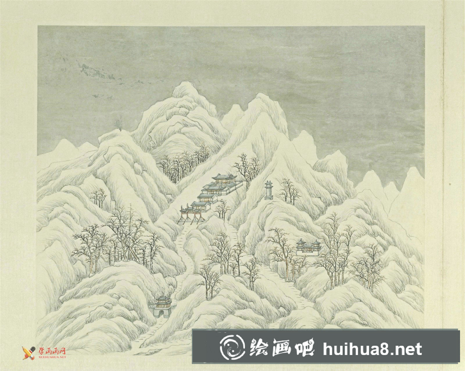 古畫(huà)欣賞：張若澄《燕山八景圖》賞析