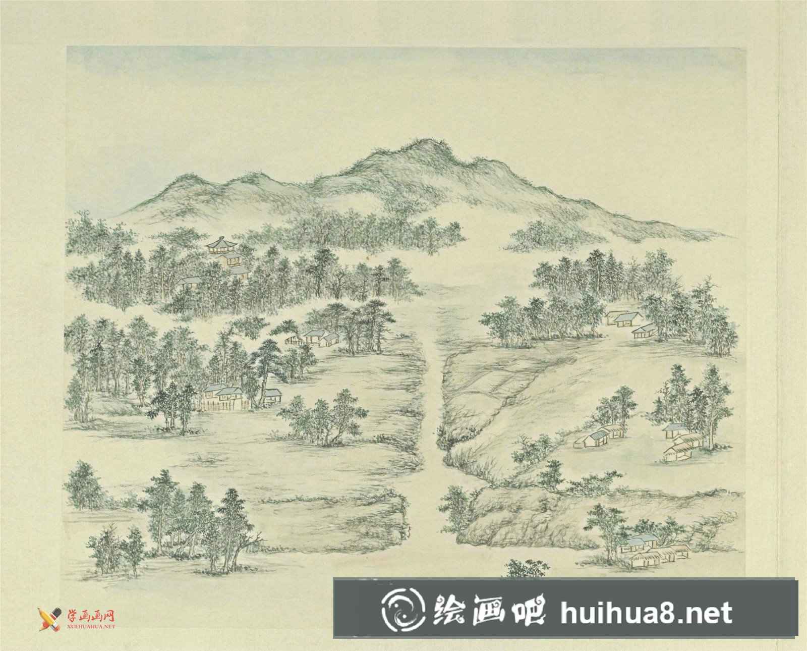 古畫(huà)欣賞：張若澄《燕山八景圖》賞析