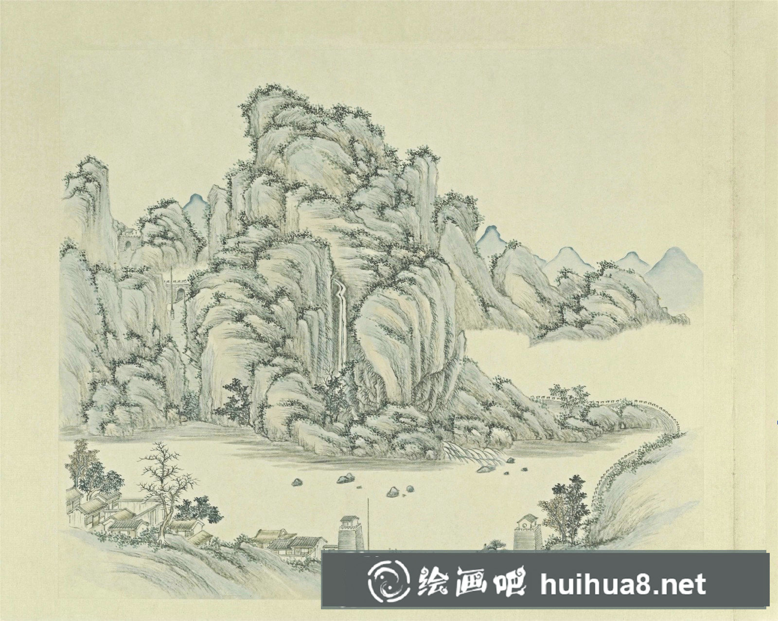 古畫(huà)欣賞：張若澄《燕山八景圖》賞析