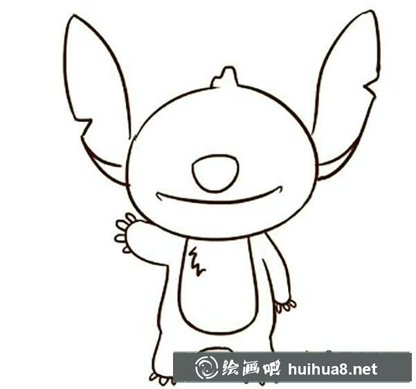 史迪奇簡筆畫教程