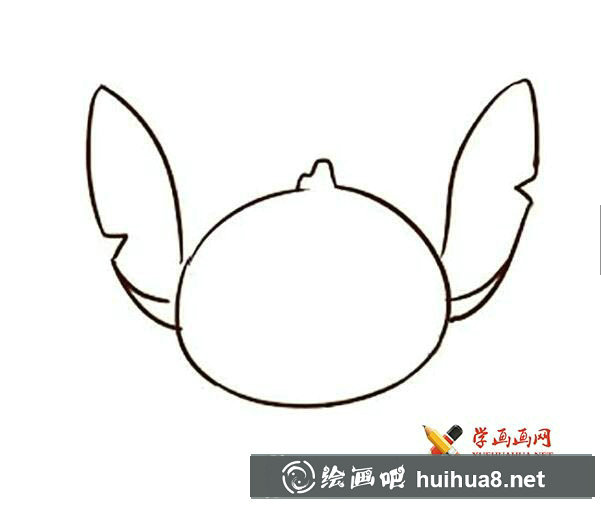 星際寶貝史迪奇簡筆畫