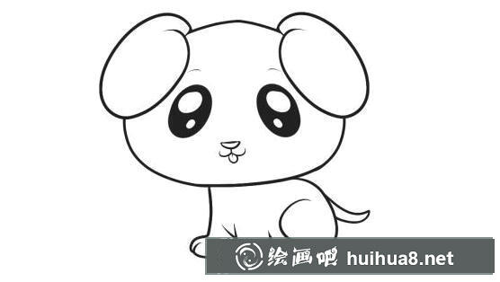 可愛小狗簡筆畫怎么畫